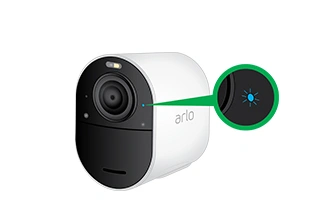 arlo camera blink blue