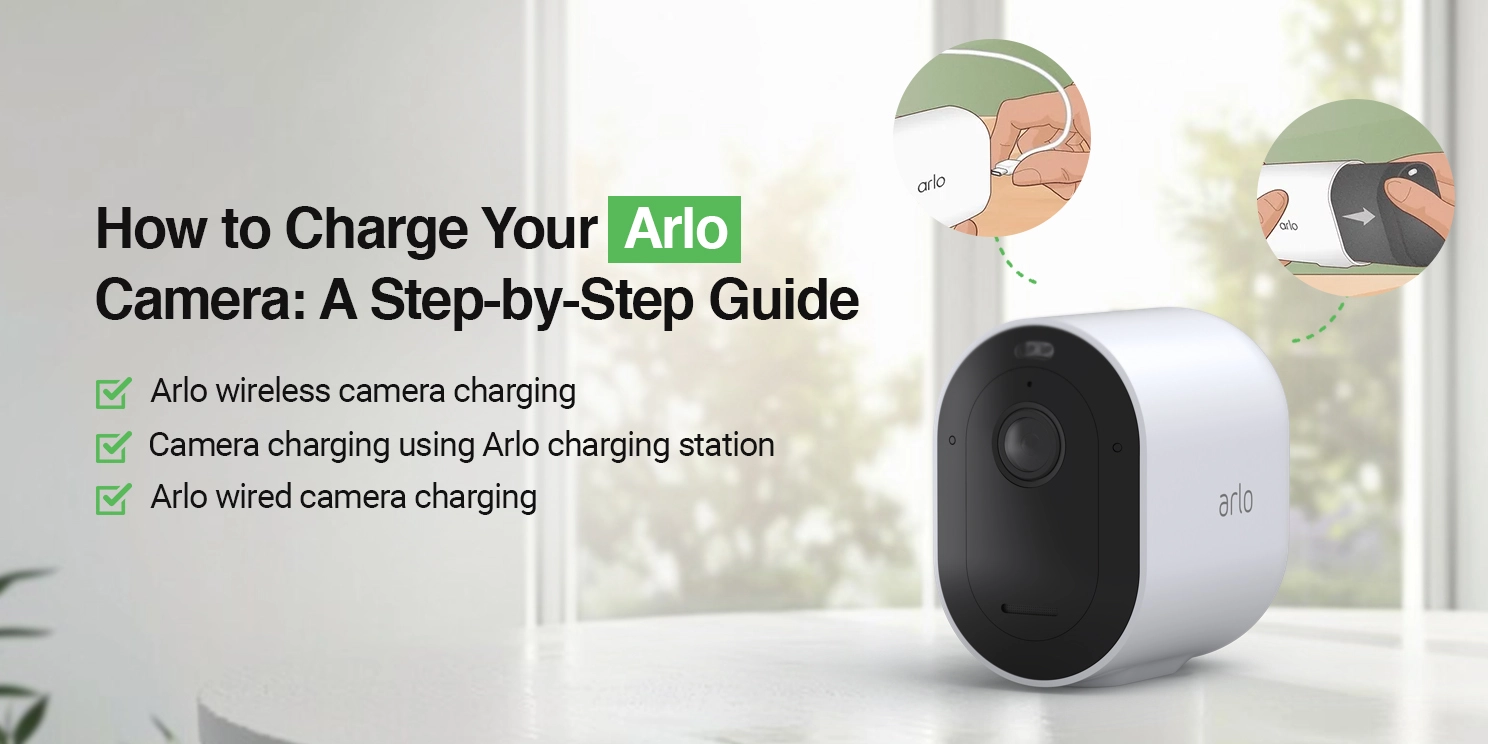 How to charge Arlo camera