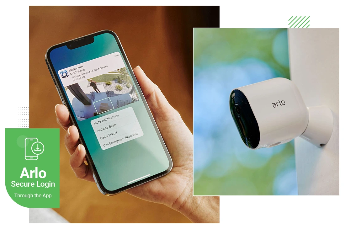 Arlo Secure Login Through the App