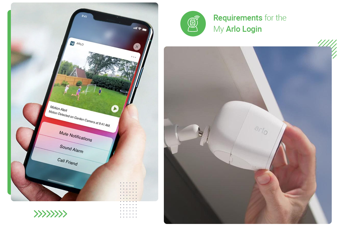 Requirements for the My Arlo Login